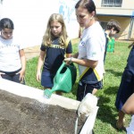 Horta do Colégio Objetivo Júnior de Araraquara